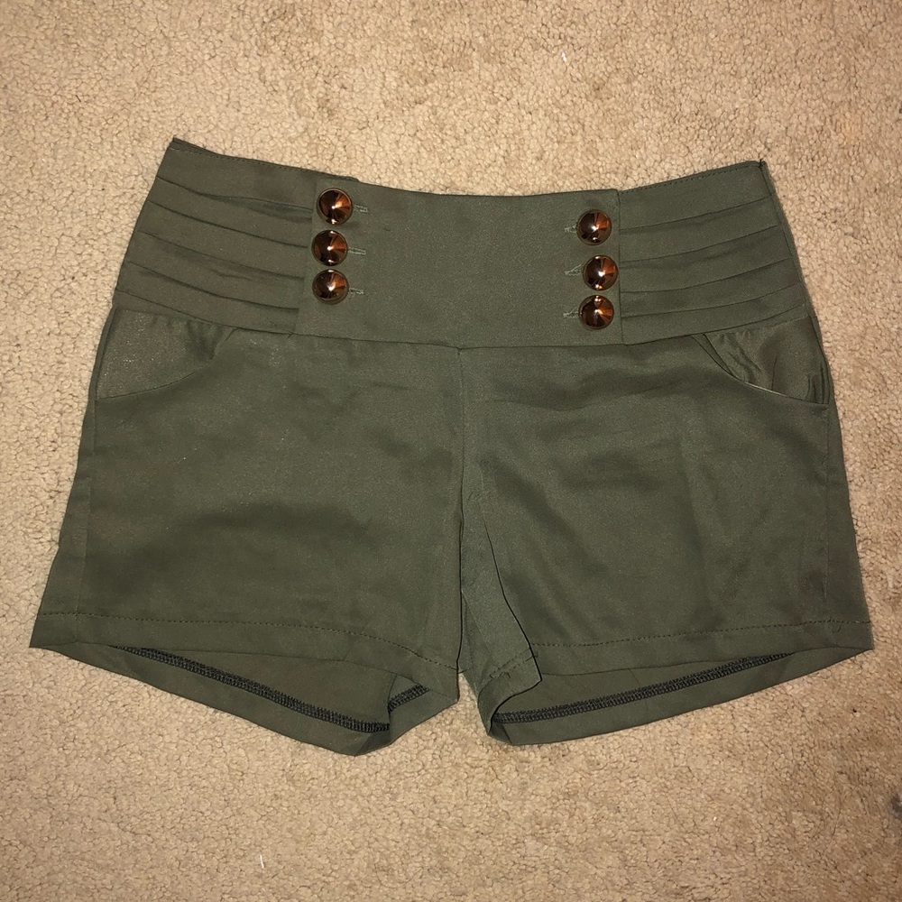 Olive Green Shorts